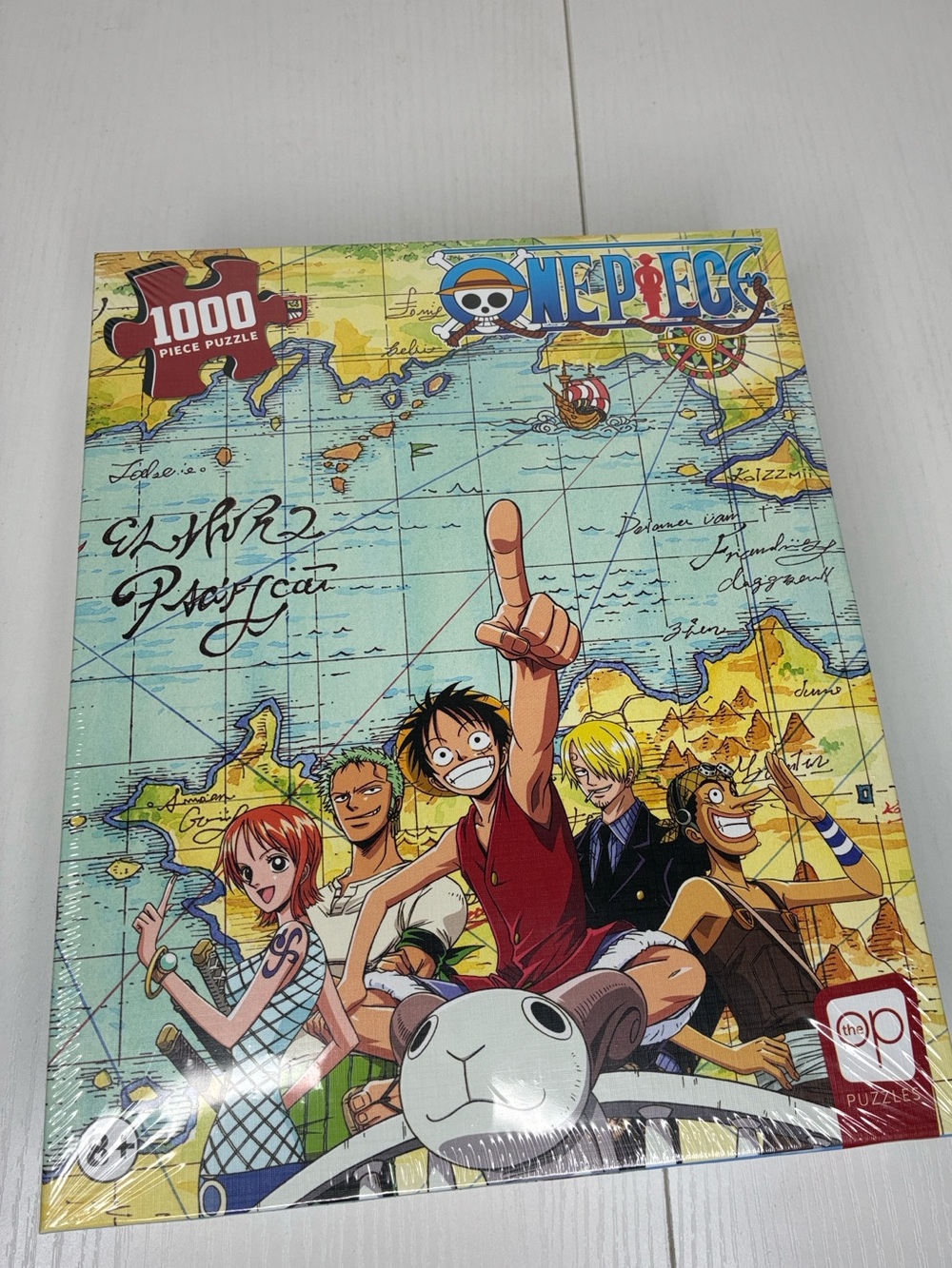 One Piece 1000-Piece Jigsaw Puzzle - Colorful Map Design